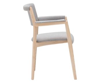 Solid wood chair with padded seat RIZO SO2041 Andreu World
