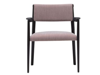 Solid wood easy chair with padded seat RIZO SO2043 Andreu World
