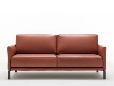 2 seater leather sofa ROLF BENZ 009 CARA