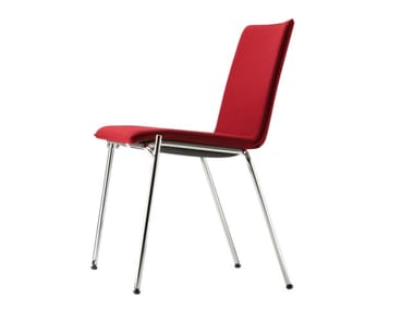 Upholstered stackable chair S 162 PV