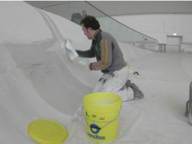 Gipsputz und Stuck SATINAL Sandtex