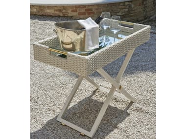 Height-adjustable garden side table CANOPO | Rectangular coffee table