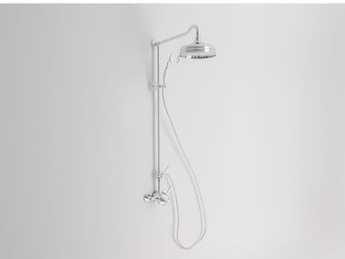 JAMES Wall-mounted thermostatic shower panel with hand shower By Park ...