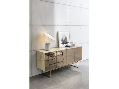 MAGDA Sideboard with doors with mirrored door By Sovet italia | design ...