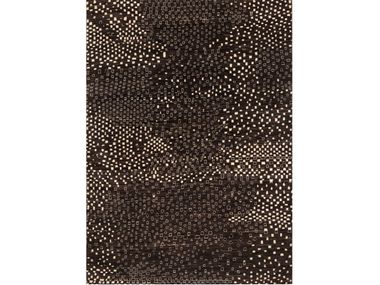 Patterned rectangular wool rug SNAKESKIN 1 Zollanvari