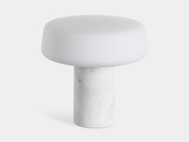 LED Carrara marble table lamp SOLID Case