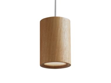 Luminária pendente LED dimmable de carvalho SOLID CYLINDRICAL Case