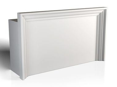 Acrylic reception desk STATUS 150 Gamma & Bross