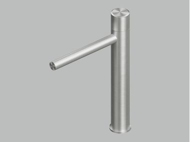 Hydroprogressive stainless steel washbasin mixer STEREO 16 02 QuadroDesign