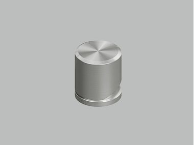 Deck-mounted stainless steel remote control tap STEREO 16 52T QuadroDesign