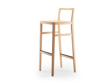 High solid wood stool CLYDE SCHNEEWEISS interior