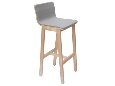 High upholstered fabric stool VERSION 3 Askia