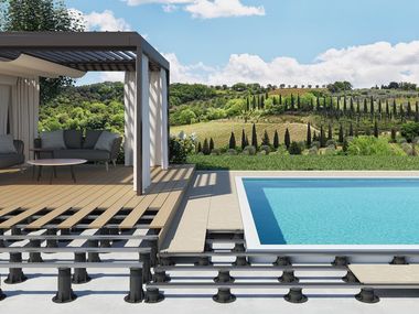 Basamenti regolabili per pavimenti galleggianti ITALPROFILI