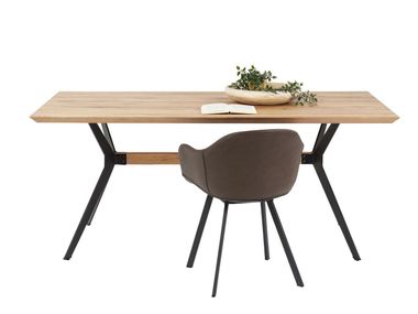 Rectangular oak table DOWNTOWN KARE Design