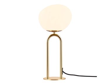 Opal glass table lamp SHAPES DFTP