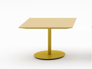 TABLE Square wooden coffee table By PROF