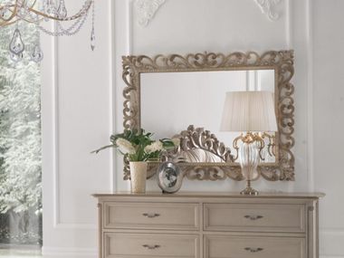 Specchio rettangolare con cornice da parete TIMELESS 2588 SCAPPINI & C