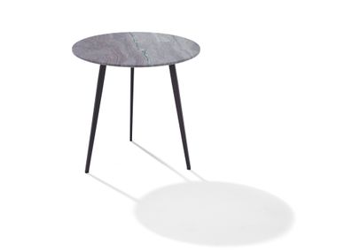 Round natural stone side table TOSCA OUTDOOR Draenert