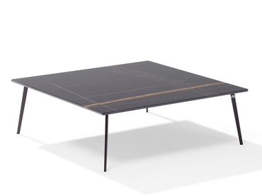 Square marble central coffee table TOSCA VI Draenert