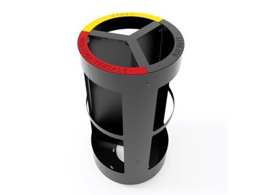 Litter bin for waste sorting TRIBIN ECO SECURITY Security Line By LAB23