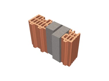 Thermal insulating clay block TRIS®  34X12X24