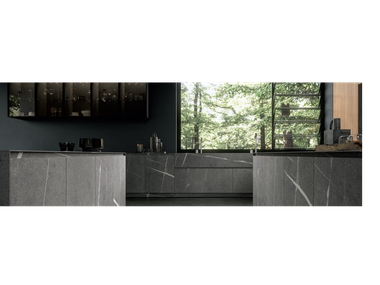 Walnut and stoneware kitchen with island TWENTY FLY Twenty Collection ...