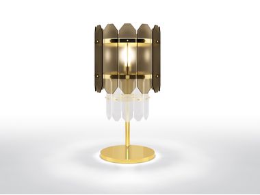 twin candle desk lamp