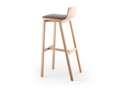 Stackable high upholstered stool PAN SCHNEEWEISS interior