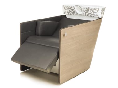 Lavatesta per parrucchieri VA PENSIERO WOOD ELECTRO WOOD Gamma & Bross