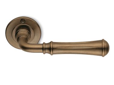 Brass door handle on rose VENEZIA | Door handle Colombo Design