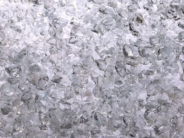 Glass decorative chipping VETRO GRIGIO GRANULATI ZANDOBBIO