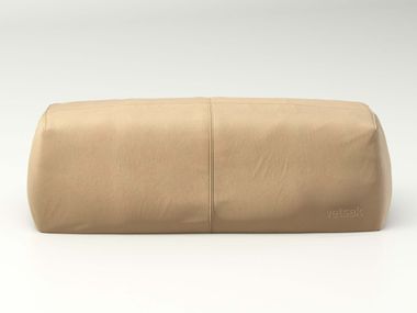 Cuscino a tinta unita in pelle LOUNGE PILLOW - LEATHER vetsak