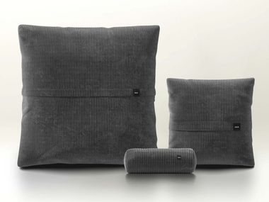 Cuscino a tinta unita in tessuto PILLOW SET 2 - CORD VELOUR vetsak