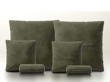 Cuscino a tinta unita in pelle PILLOW SET 3 - LEATHER vetsak