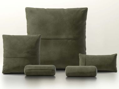 Cuscino a tinta unita in pelle PILLOW SET 4 - LEATHER vetsak