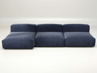 Modular sofa with chaise longue SOFA SET 04 - SUAVE vetsak
