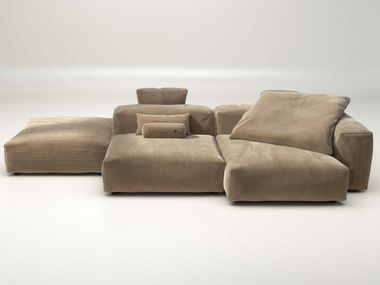 Double-sided modular sofa SOFA SET 09 - CORD VELOUR vetsak