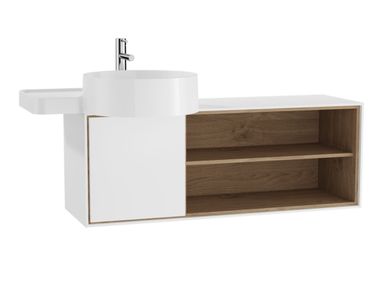 Mobile lavabo sospeso in legno con ante VOYAGE FOR COUNTERTOP WASHBASIN Vitra Bathrooms & Tiles