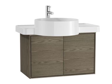 Mobile lavabo sospeso in legno con ante VOYAGE FOR COUNTERTOP WASHBASIN Vitra Bathrooms & Tiles