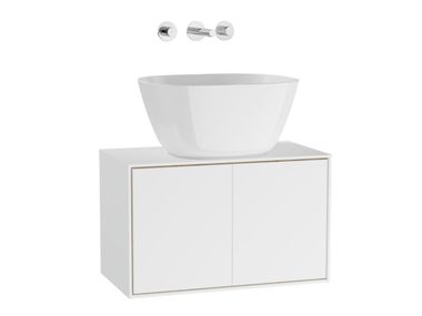 Mobile lavabo sospeso in legno con ante VOYAGE FOR BOWLS Vitra Bathrooms & Tiles