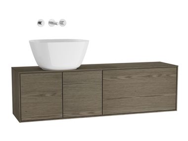 Mobile lavabo sospeso in legno con ante VOYAGE FOR BOWLS Vitra Bathrooms & Tiles