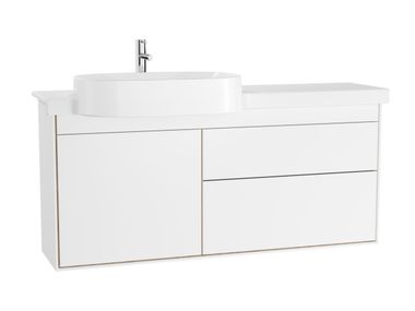 Mobile lavabo sospeso in legno VOYAGE WITH CERAMIC VANITY Vitra Bathrooms & Tiles