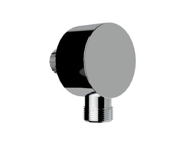Presa fissa retrò a 3 prese 16 A-250 V in ottone spesso bianco effetto bachelite antico