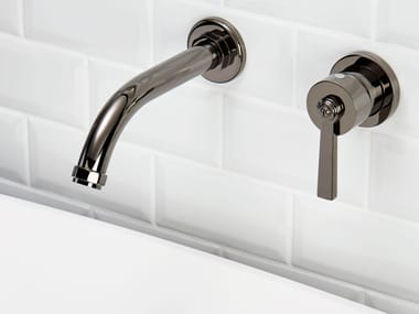 THG Paris, CLUB SAINT-GERMAIN Miscelatore per lavabo a muro monocomando senza scarico