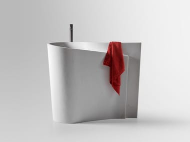 Lavabo freestanding in marmo WAVE