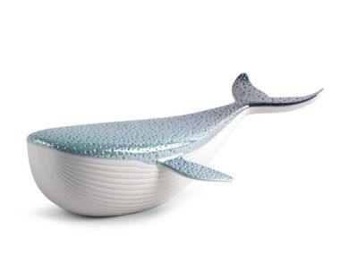 Porcelain decorative object WHALE Lladró