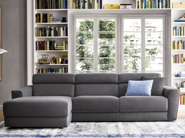 Felis, WINSTON Divano in tessuto con penisola