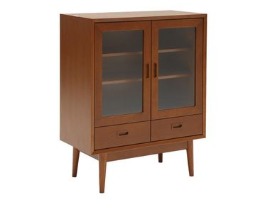 Wood and glass display cabinet Wood and glass display cabinet KARIMOKU
