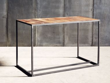 Rectangular writing desk MESA LEATHER Heerenhuis