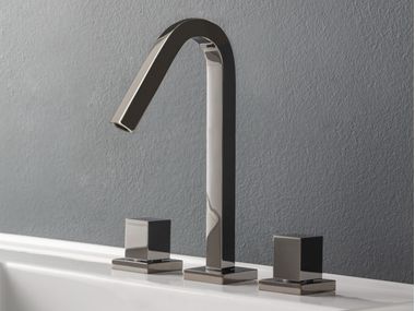Rubinetterie Treemme, X-CHANGE Miscelatore per lavabo a 3 fori da piano in ottone